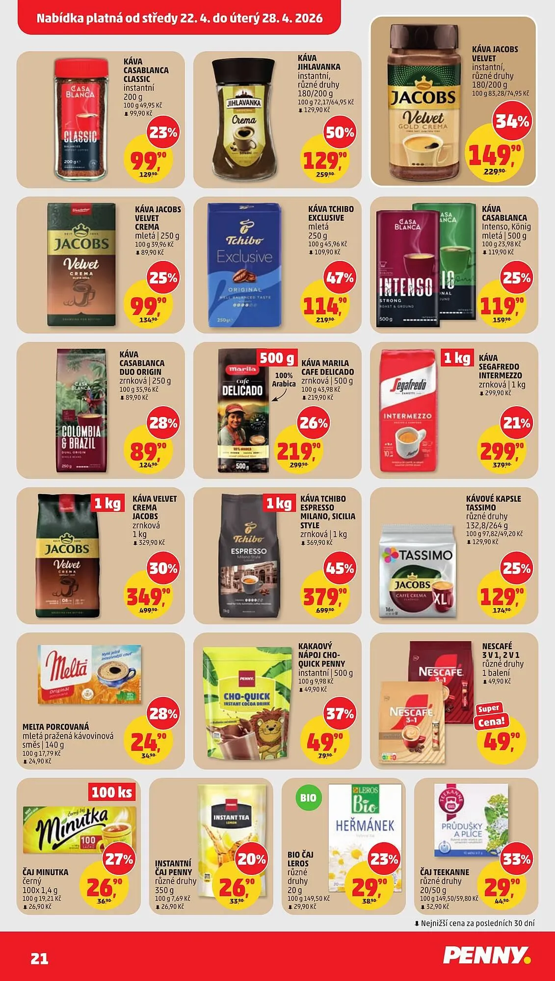 Penny Market leták - 22. dubna 28. dubna 2026 - Page 21