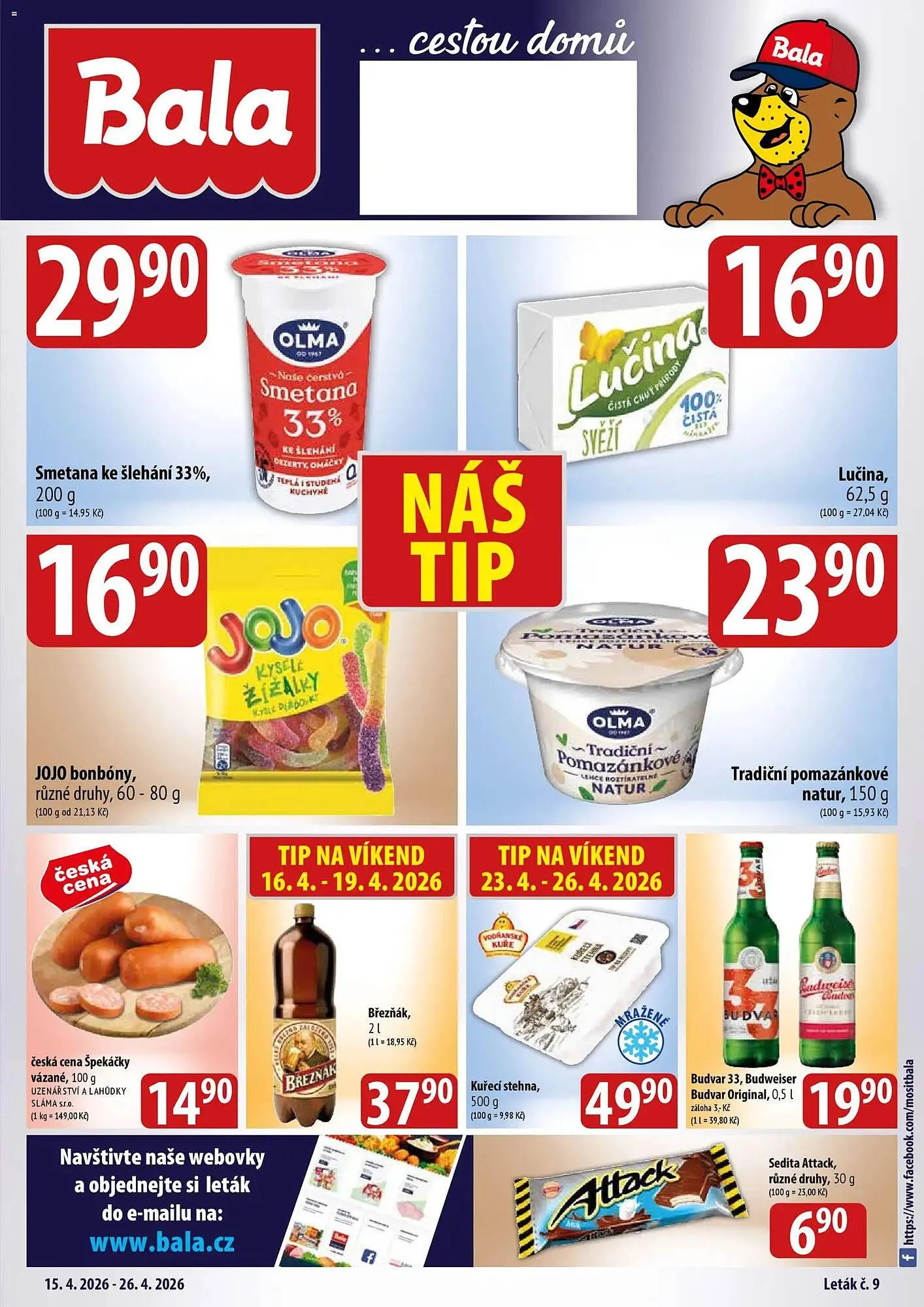 Bala leták - 15. dubna 26. dubna 2026 - Page 1