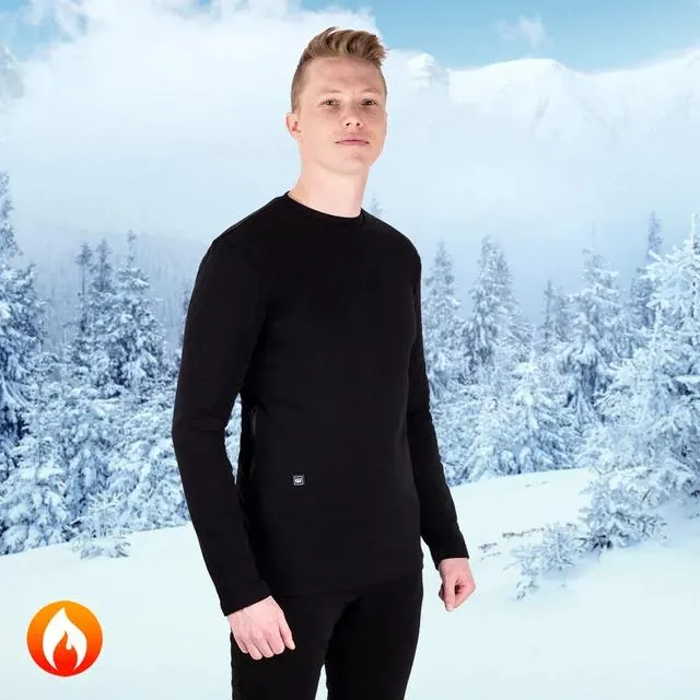 Pánské vyhřívané triko W-TEC Insulong - černá