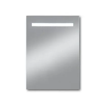 Kristall-Form Osvětlené zrcadlo s LED E-Light Two, 60 x 40 cm