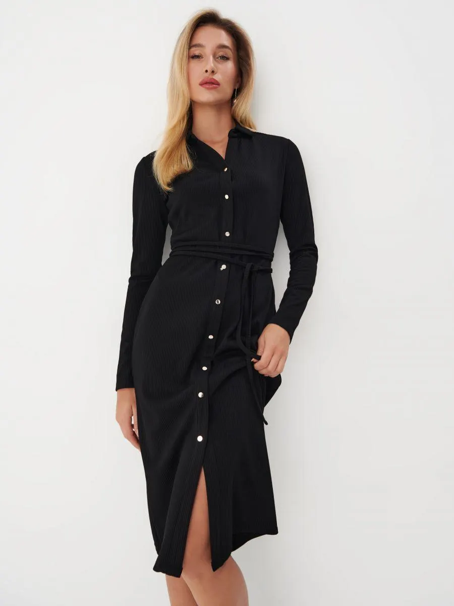 Rochie tricotată midi