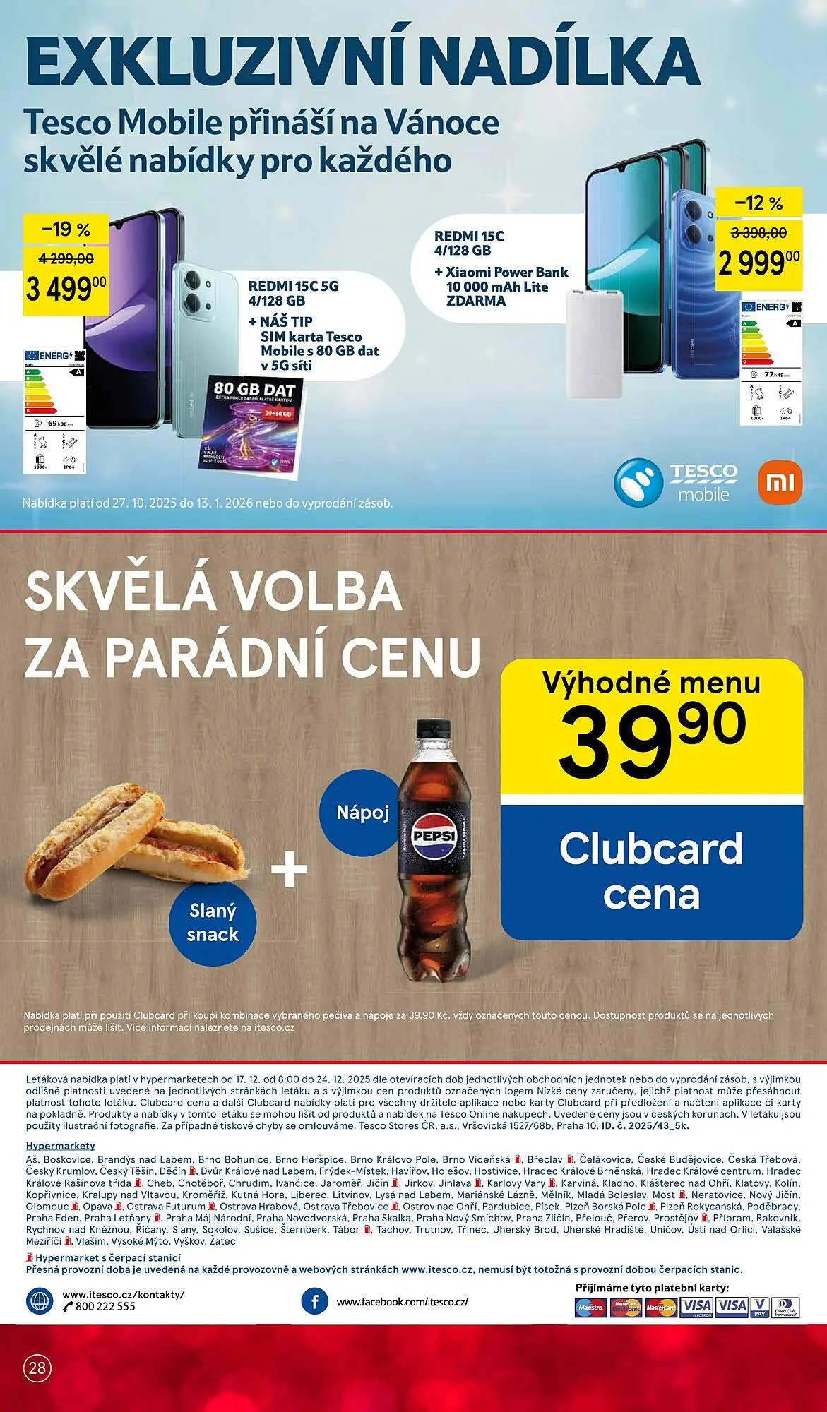 Tesco leták - 17. prosince 24. prosince 2025 - Page 28