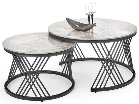 FLAMINGO sada 2 ks konferenčních stolků