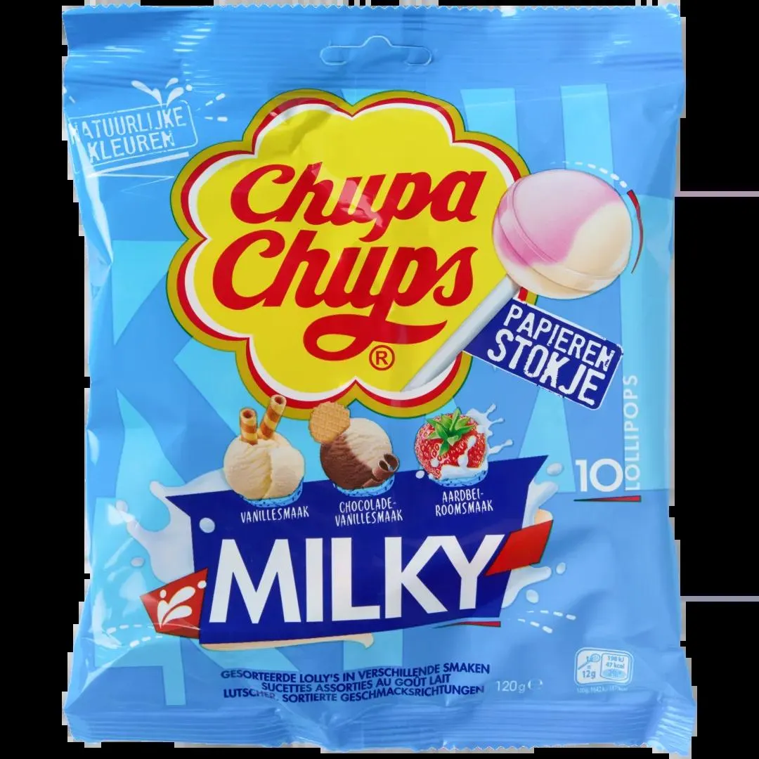 Mléčná lízátka Chupa Chups