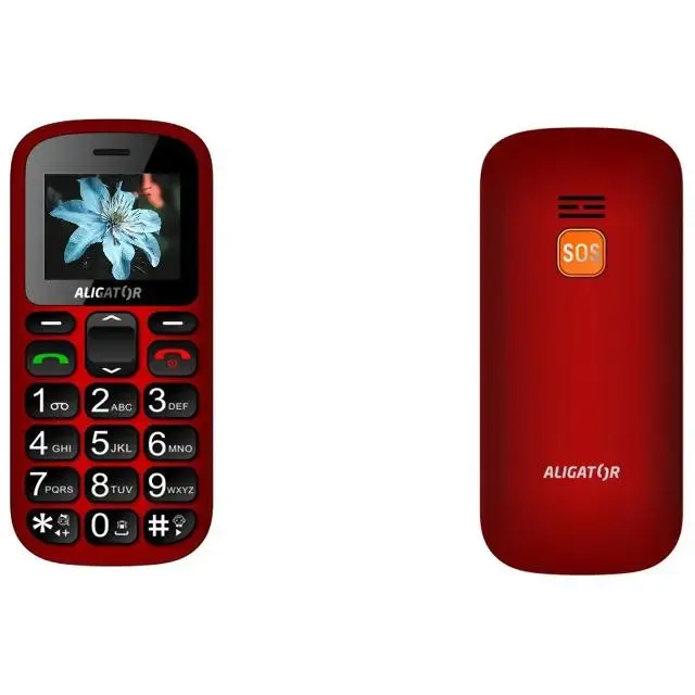 Aligator A321 Senior červeno-černý+n.st