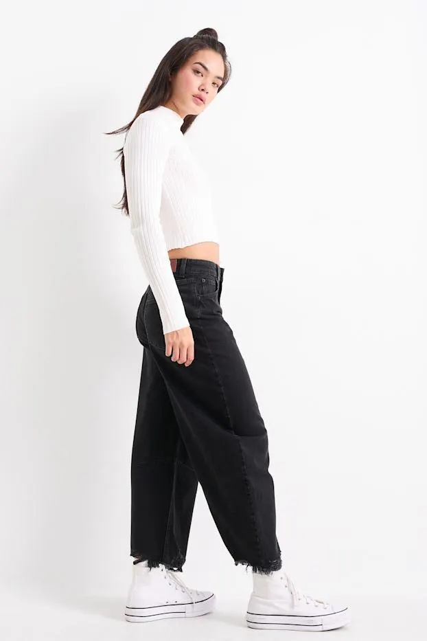 Balloon jeans - mid waist