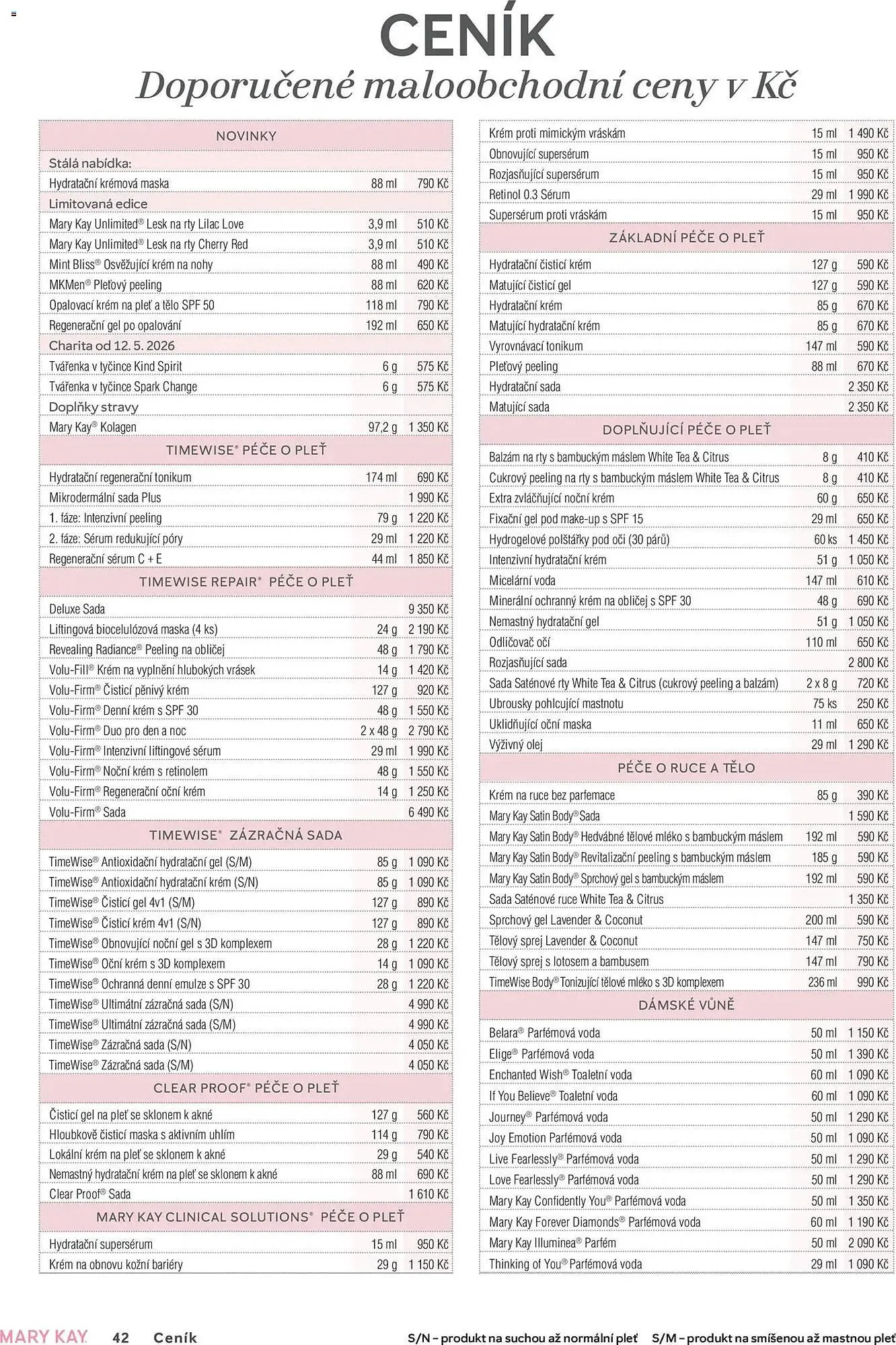 Mary Kay katalog - 1. dubna 15. července 2026 - Page 42