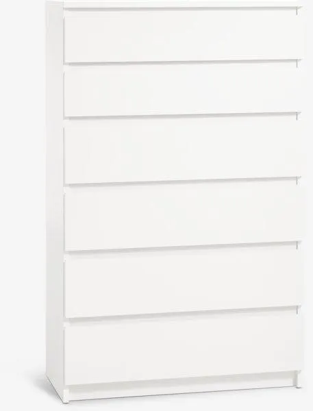KOM TANGBJERG 6 Schubladen weiss