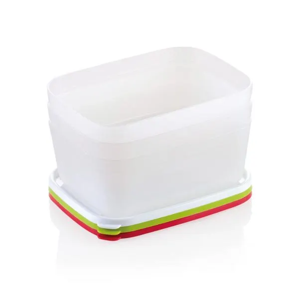 Zdravé dózy do mrazničky PURITY 1,0 l, 3 ks