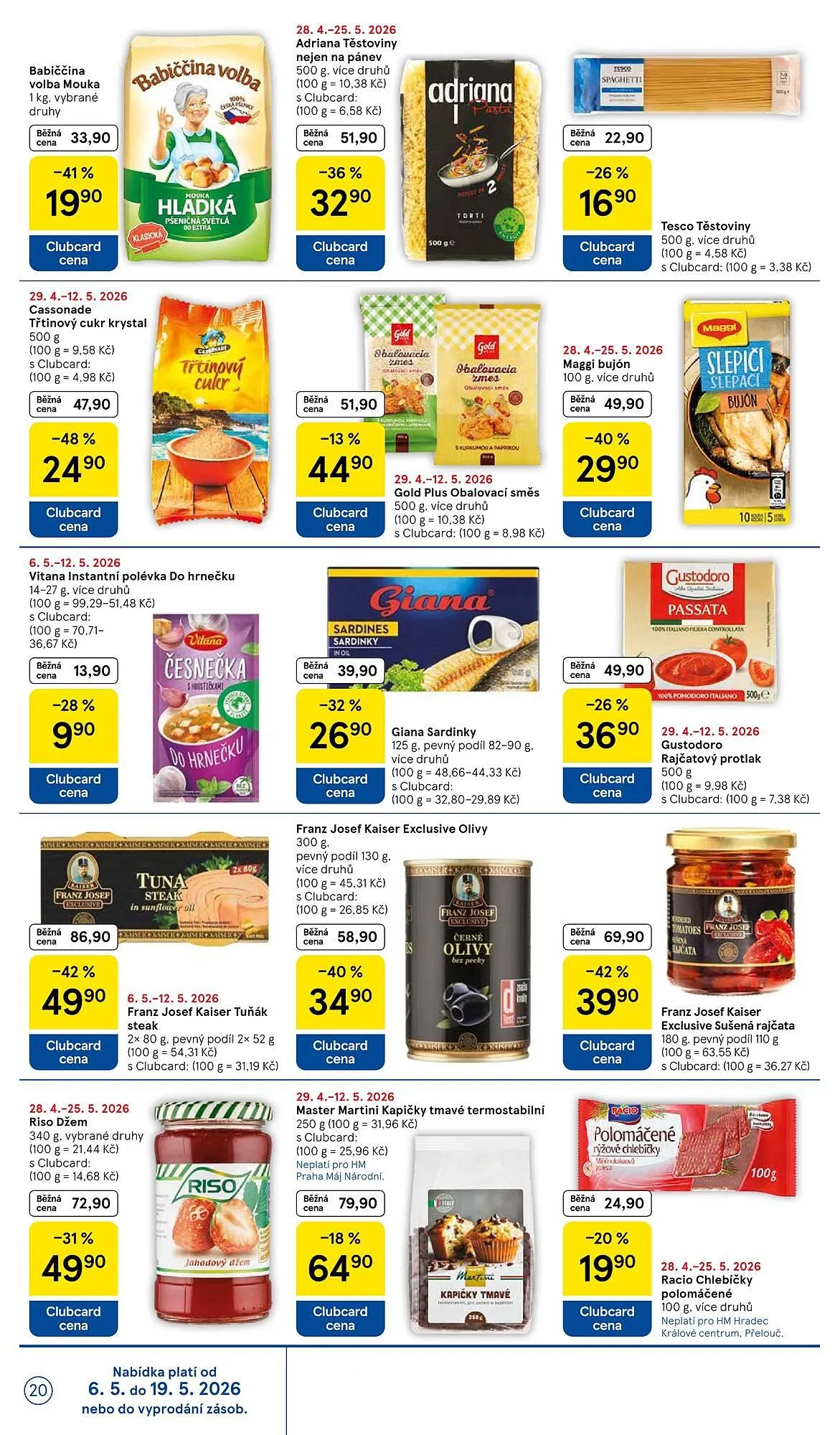 Tesco leták - 6. května 12. května 2026 - Page 20