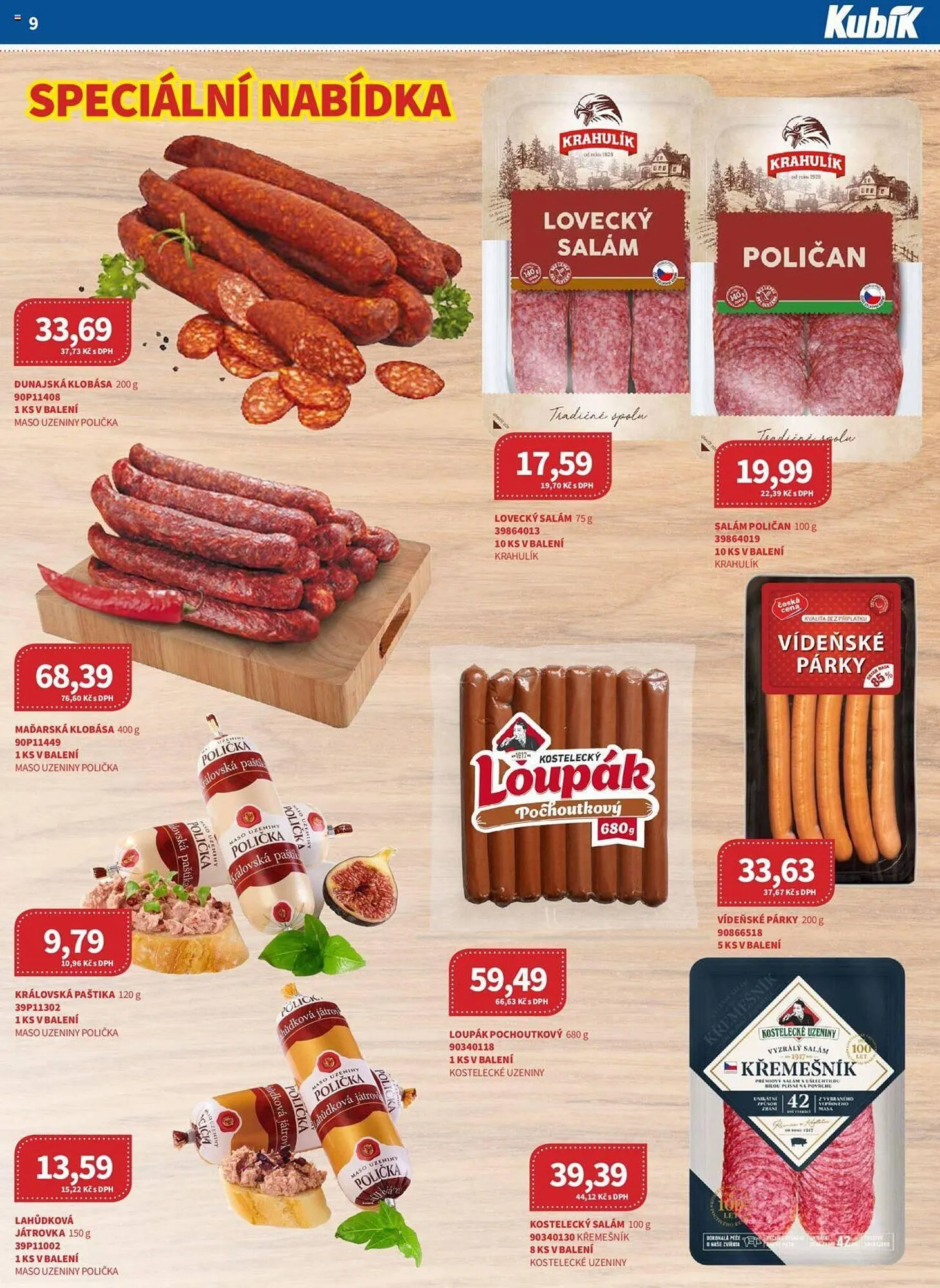 Kubík potraviny leták - 1. června 30. června 2024 - Page 9