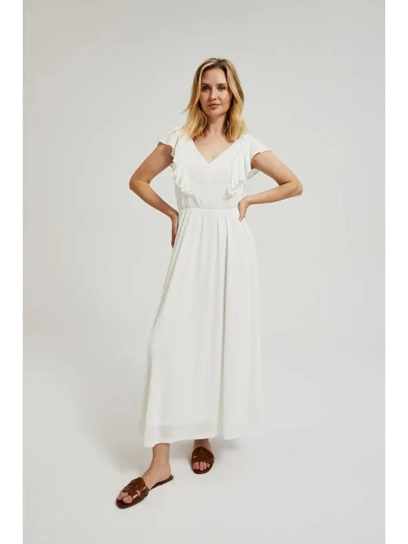 Dlouhé šaty s volány