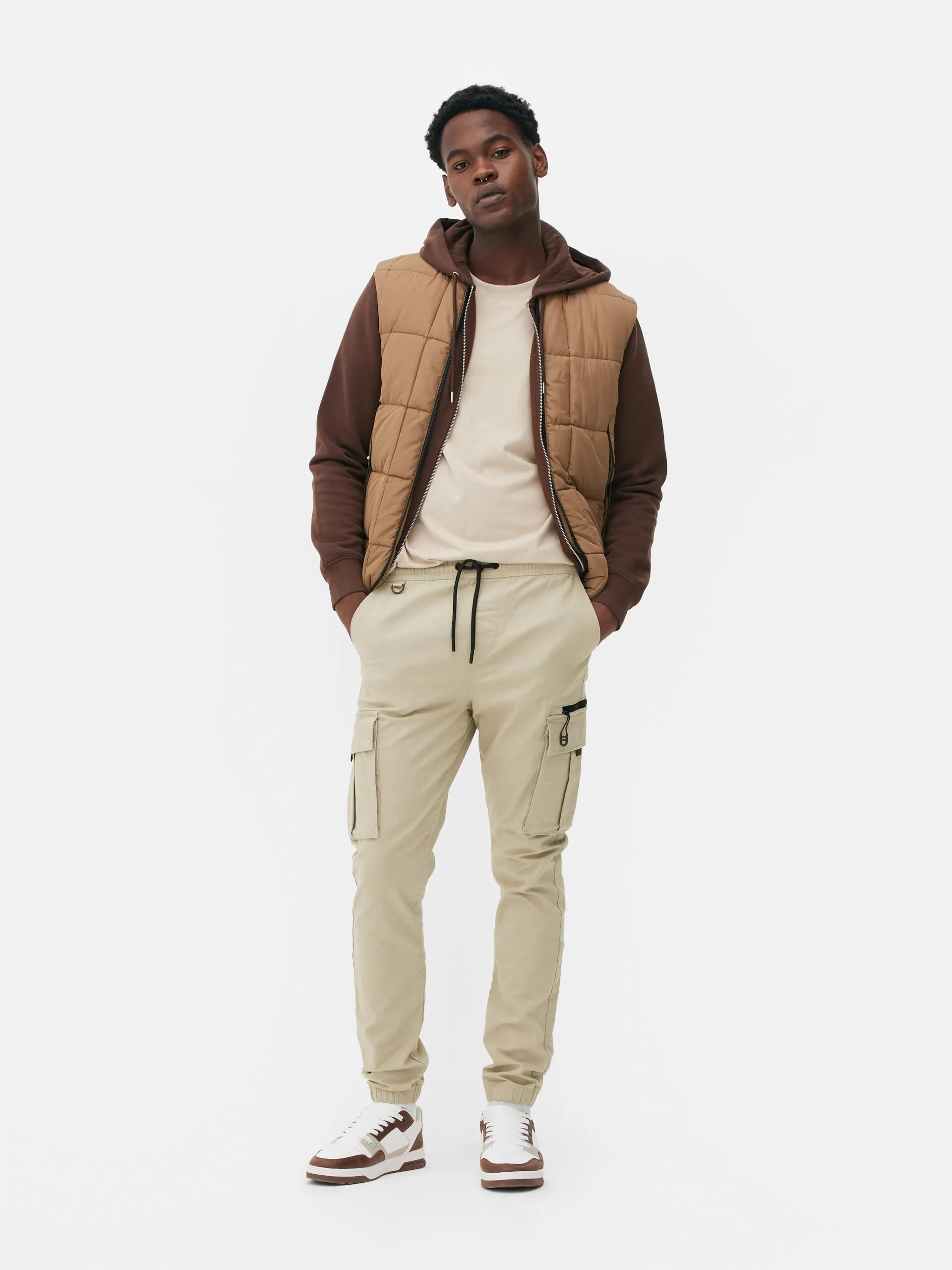 Cargo kalhoty se stahovací šňůrkou