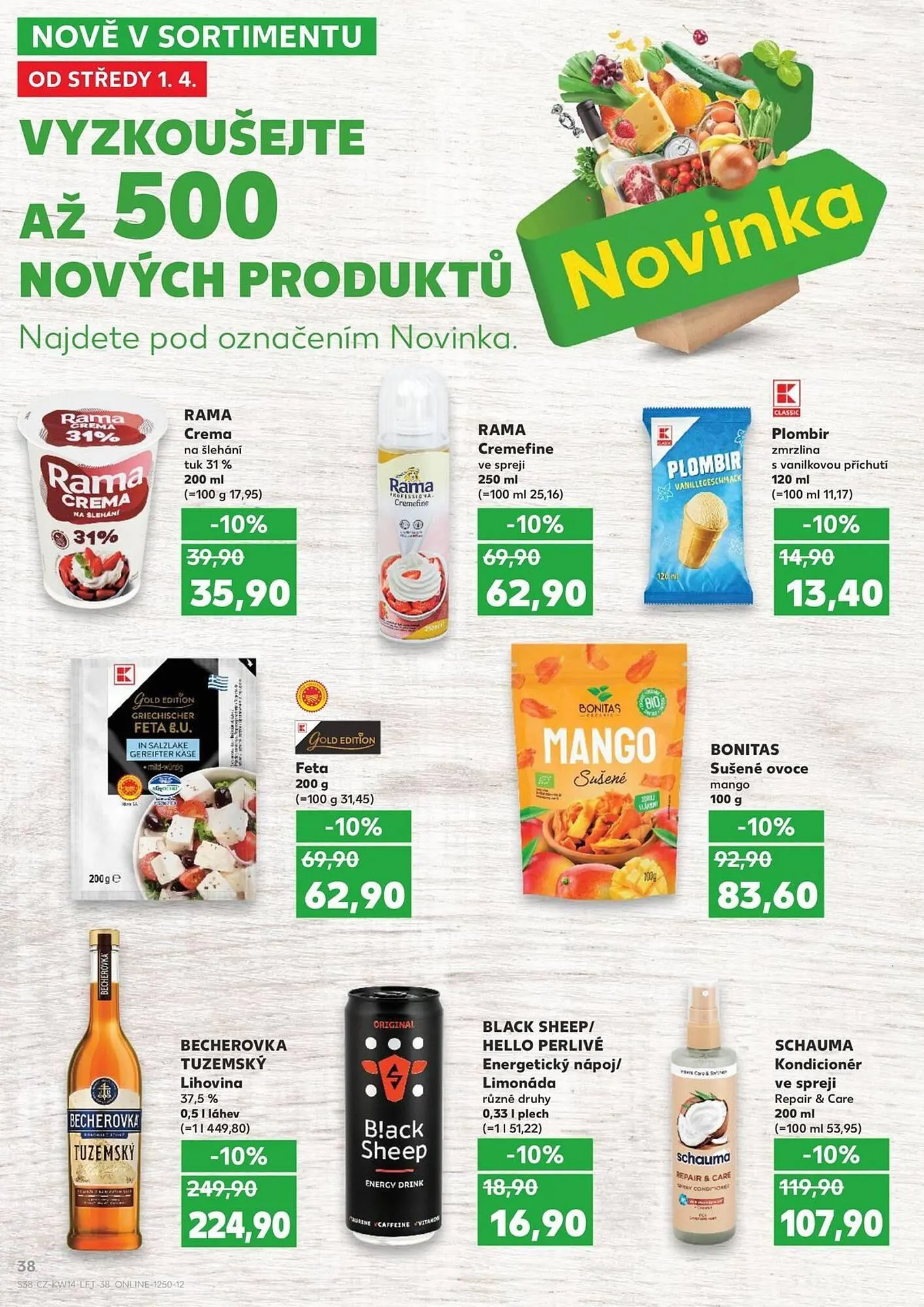 Kaufland leták - 1. dubna 7. dubna 2026 - Page 38