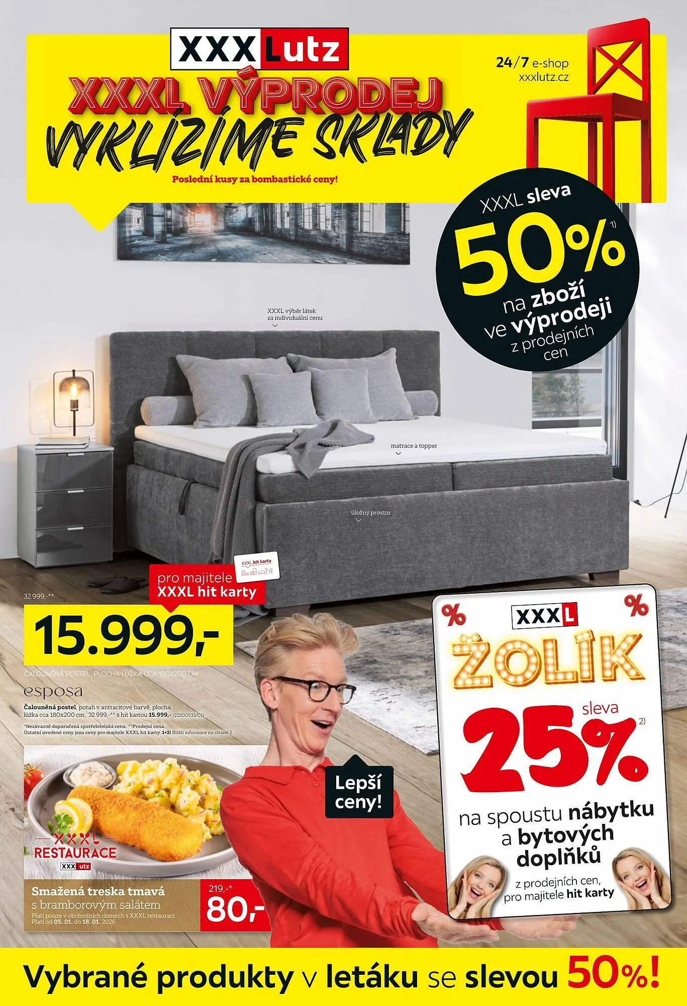 XXXLutz leták - 5. ledna 18. ledna 2026 - Page 1