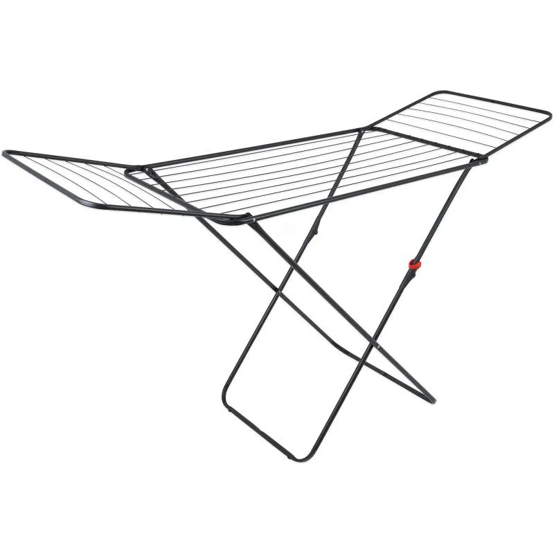 Sušák na prádlo TORO černý rozkládací 18m