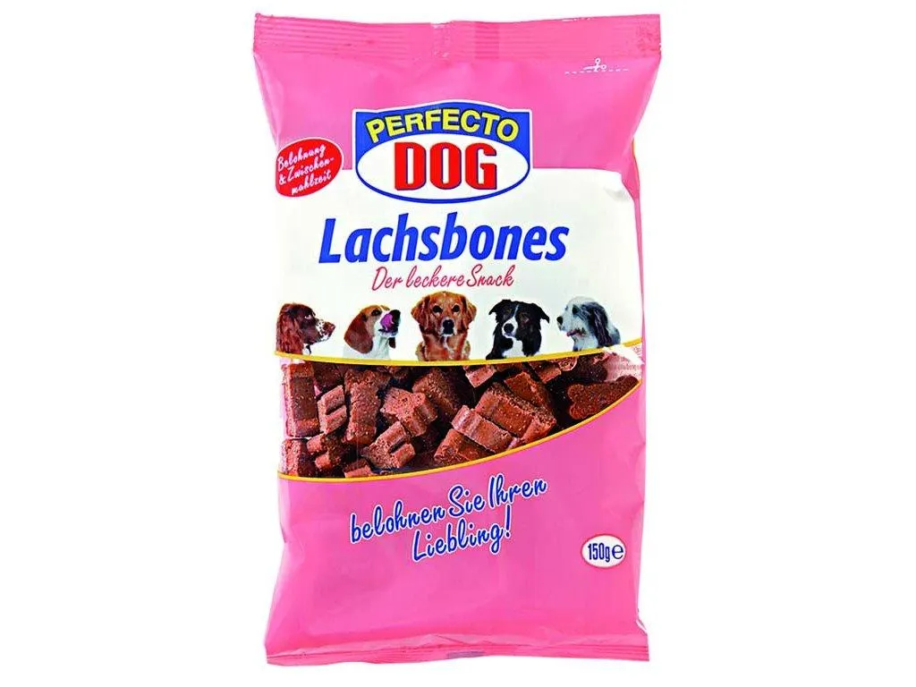 Perfecto Dog lososové kostičky 150 g