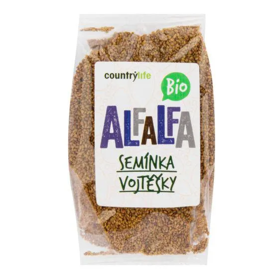 Alfalfa semínka vojtěšky 125 g BIO COUNTRY LIFE