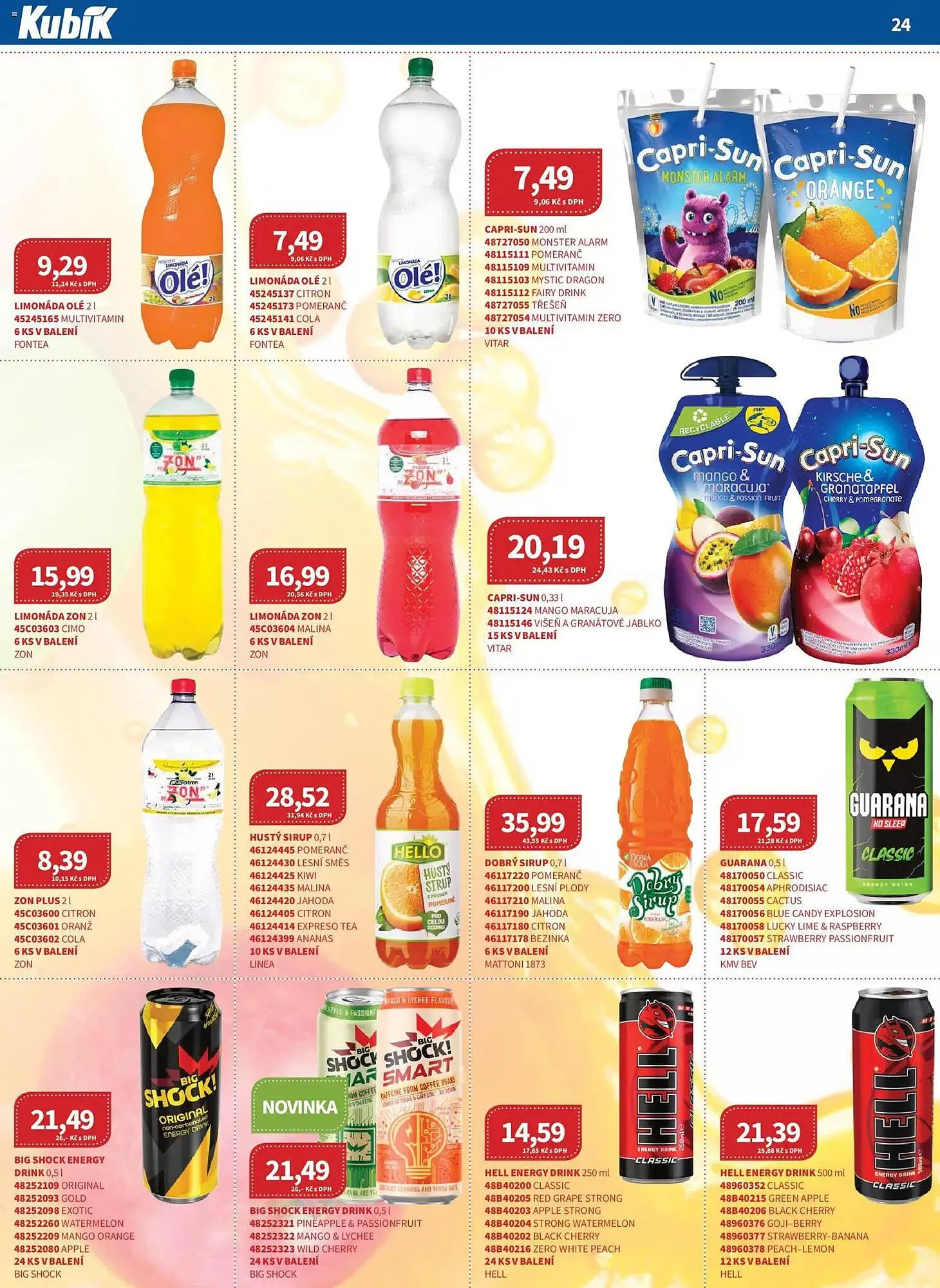 Kubík potraviny leták - 1. dubna 30. dubna 2026 - Page 24