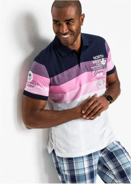 Polo tričko s pruhy