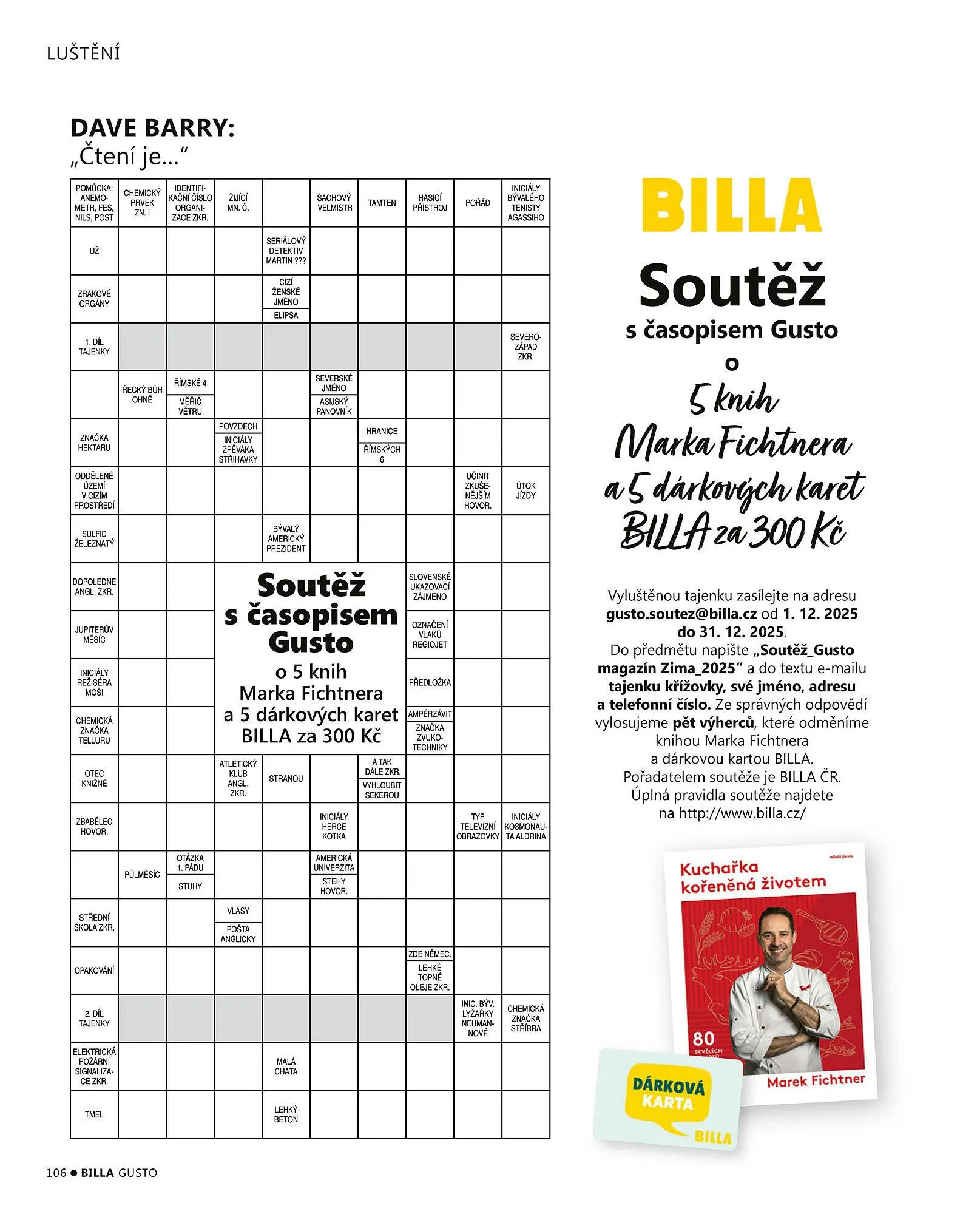 Billa leták - 1. prosince 31. prosince 2025 - Page 106