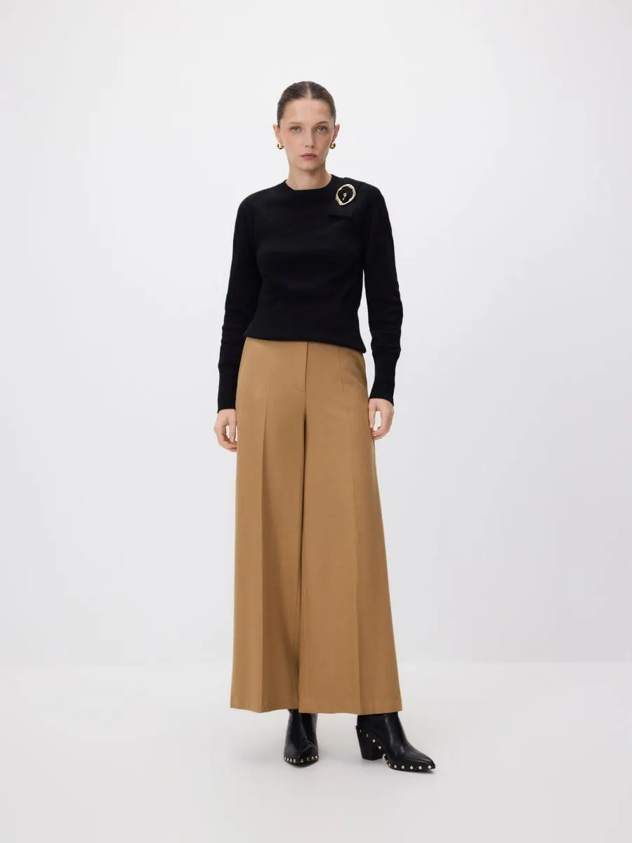 Kalhoty s příměsí vlny