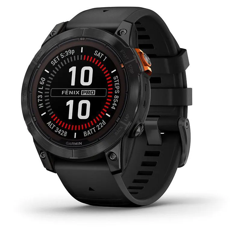 Garmin Fenix 7 Pro Solar Gray/Black Band