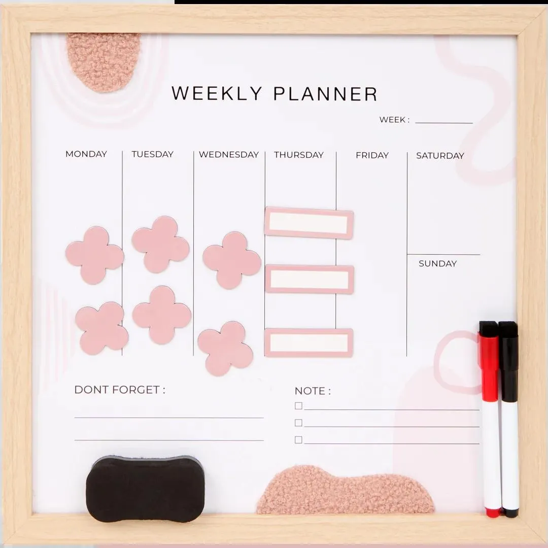 Magnetický týdenní plánovač