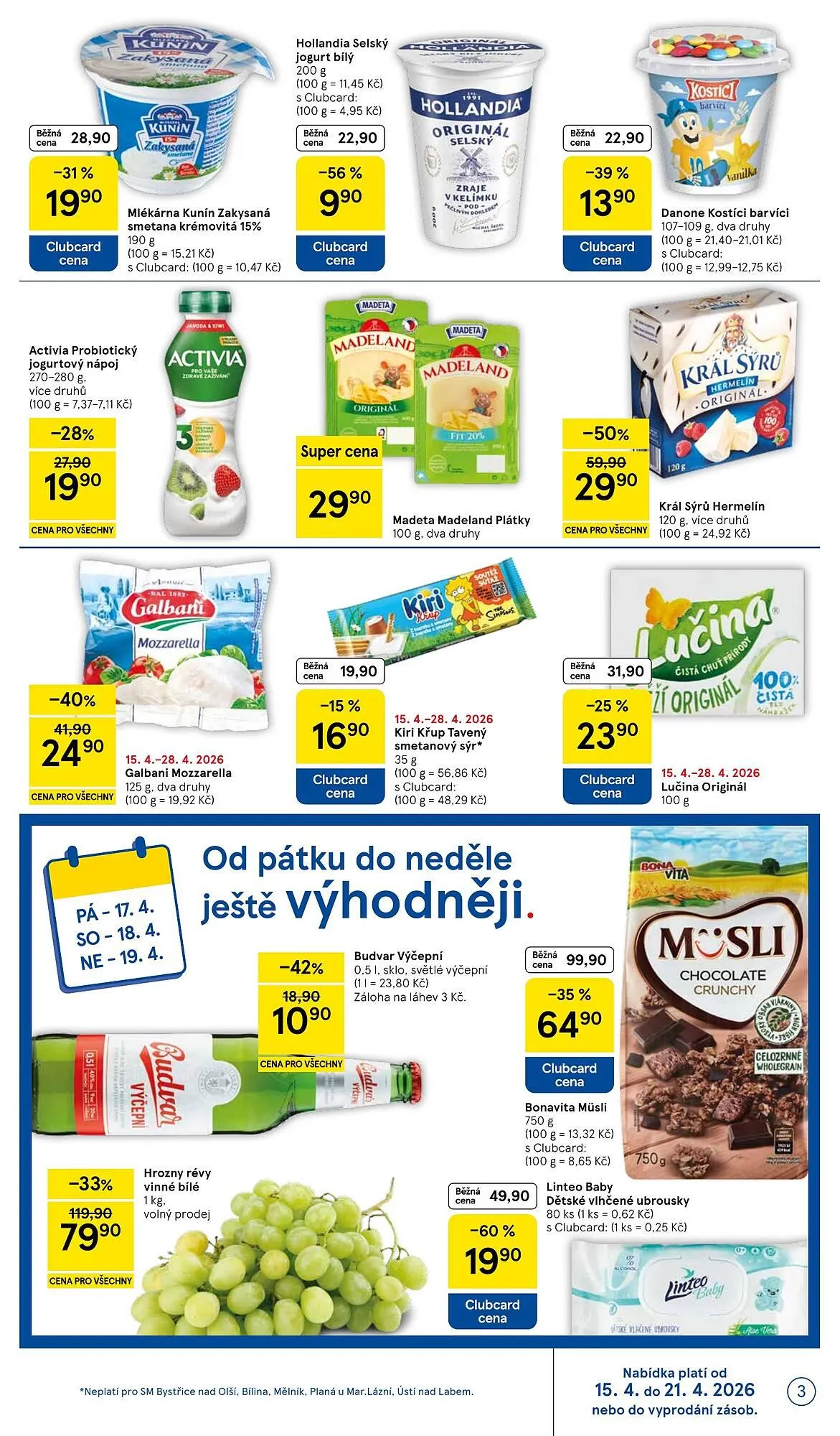 Tesco leták - 15. dubna 21. dubna 2026 - Page 3