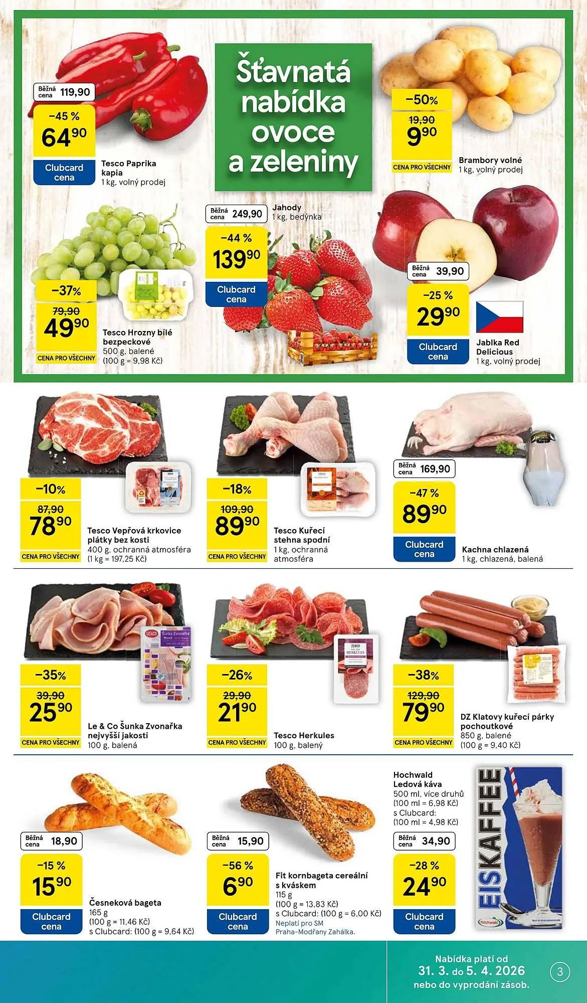 Tesco leták - 31. března 5. dubna 2026 - Page 3