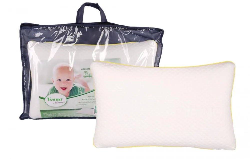 Polštář dětský anatomický visco Bambini 50x32x6 cm