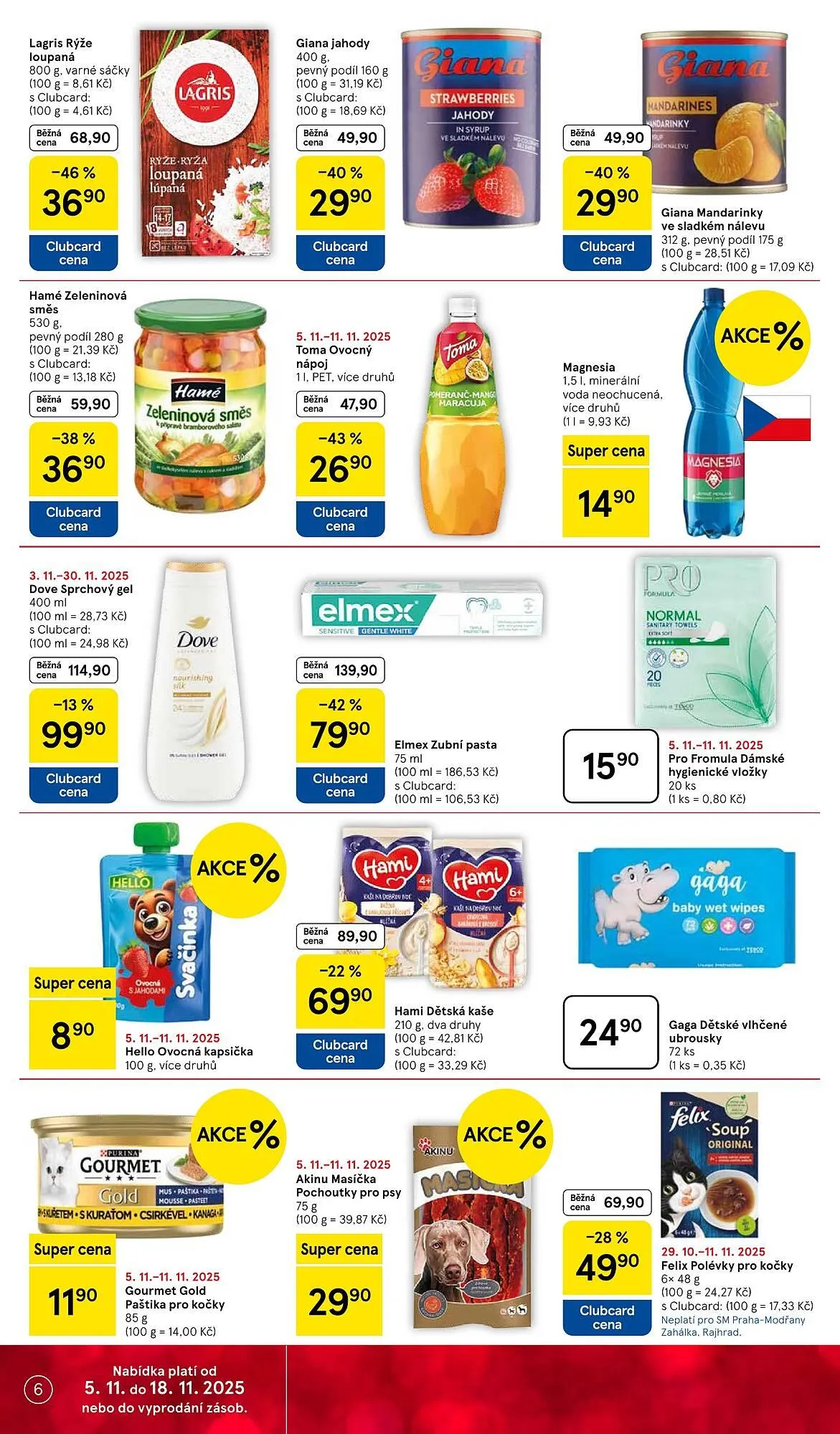 Tesco leták - 5. listopadu 11. listopadu 2025 - Page 6