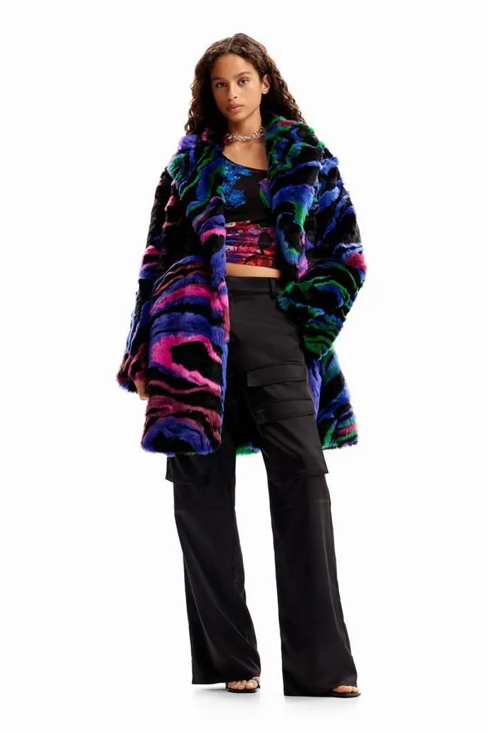 kabát Desigual Tian-Lacroix negro