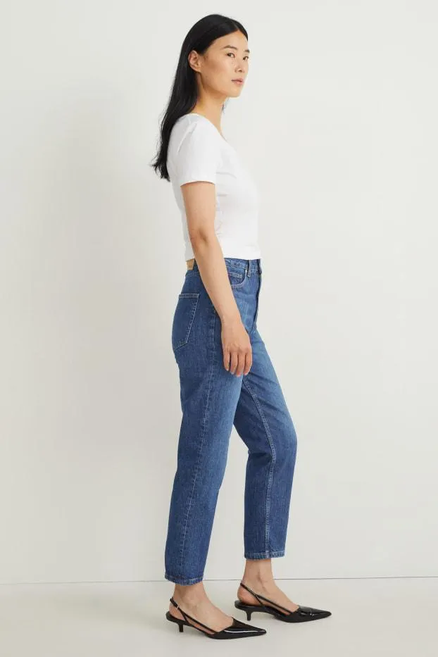 Premium Denim by C&A - straight jeans - high waist