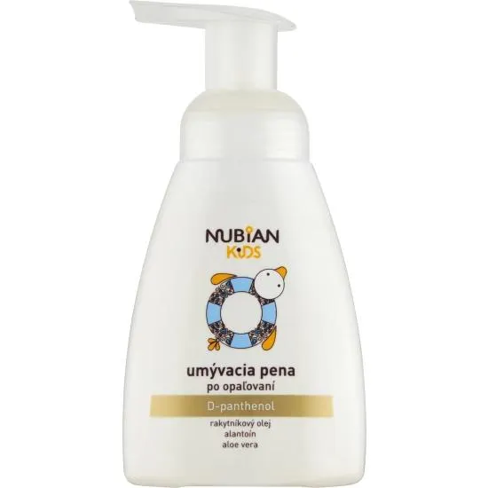 Nubian Kids mycí pěna po opalování, 250 ml