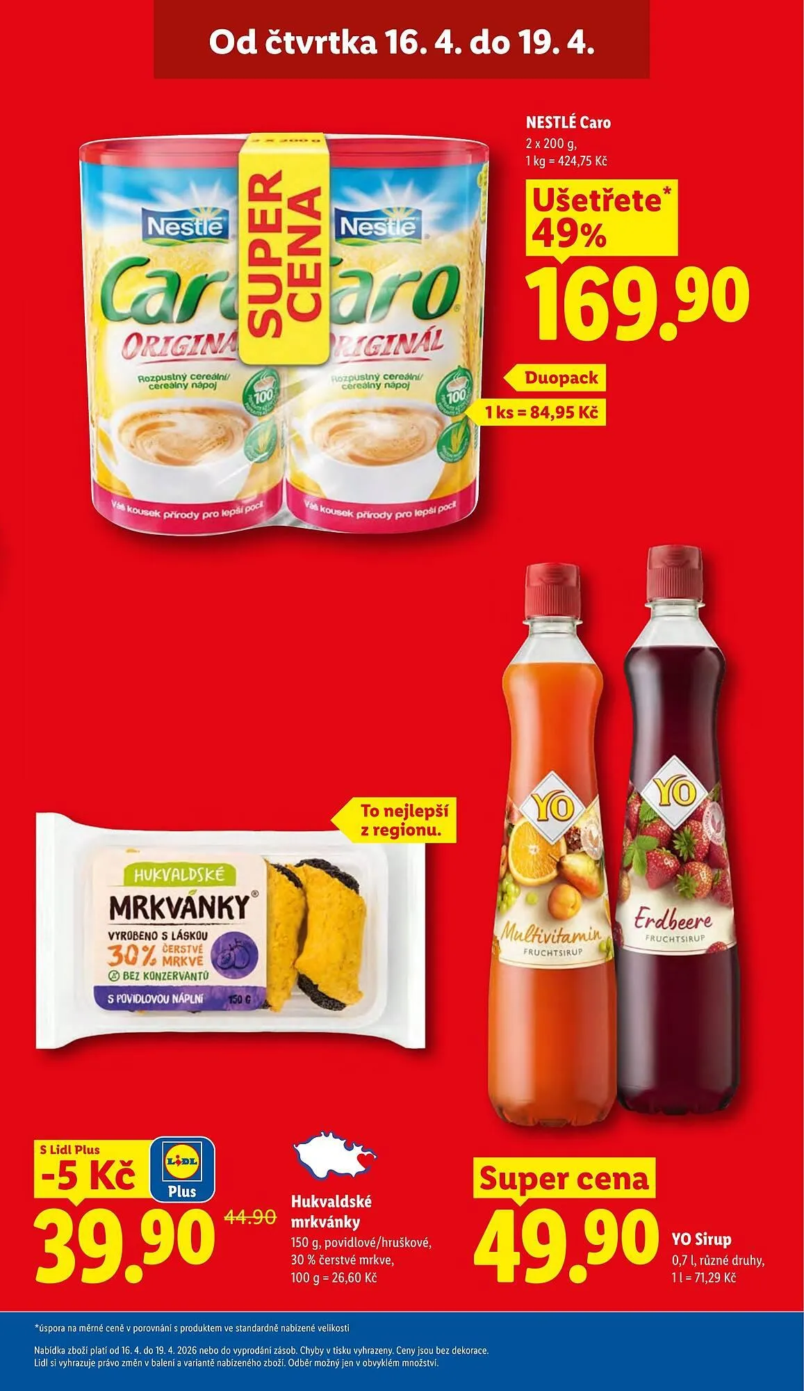 Lidl leták - 16. dubna 19. dubna 2026 - Page 3