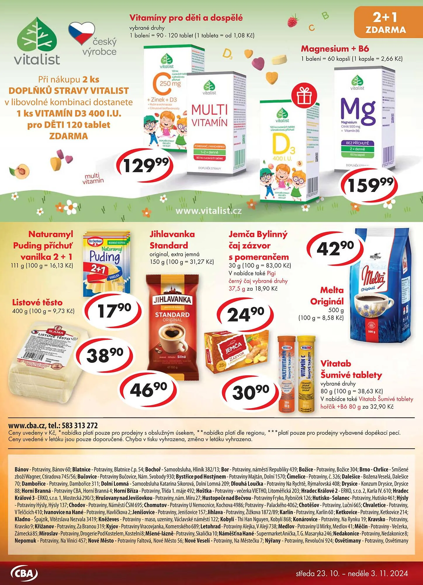 CBA leták - 23. října 3. listopadu 2024 - Page 4
