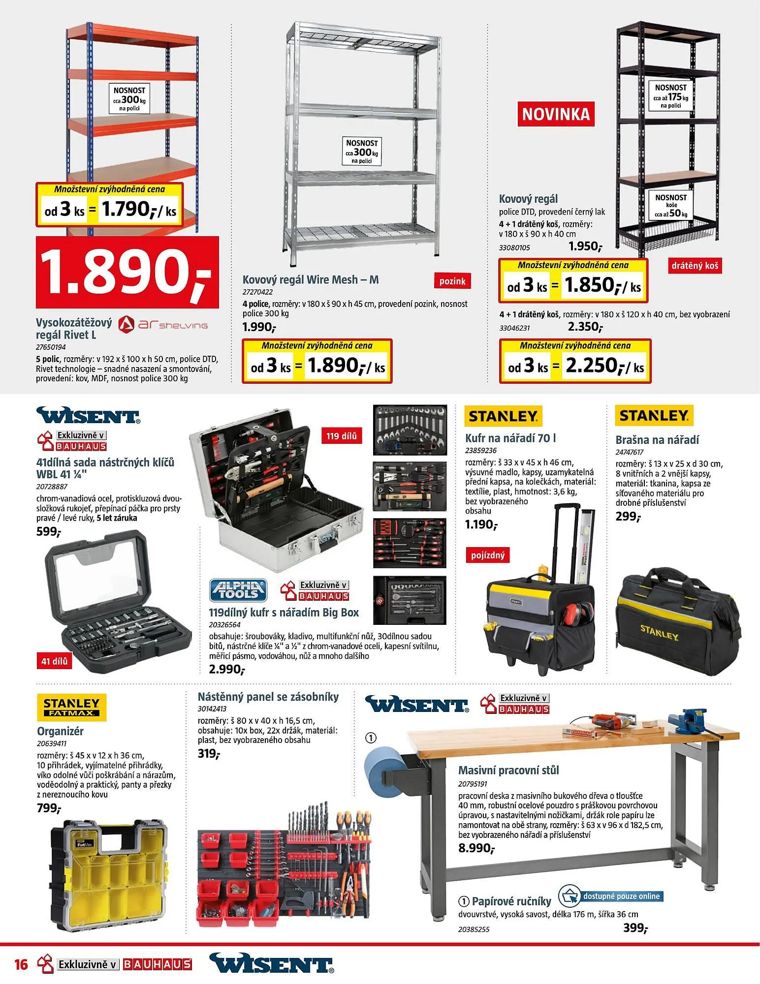Bauhaus leták - 3. října 30. října 2025 - Page 16