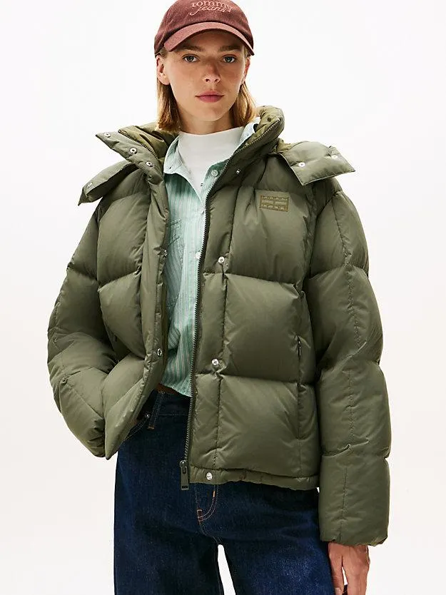 Down Hooded Alaska Puffer Jacket