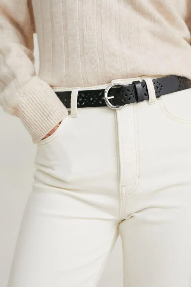 Pásek - imitace kůže