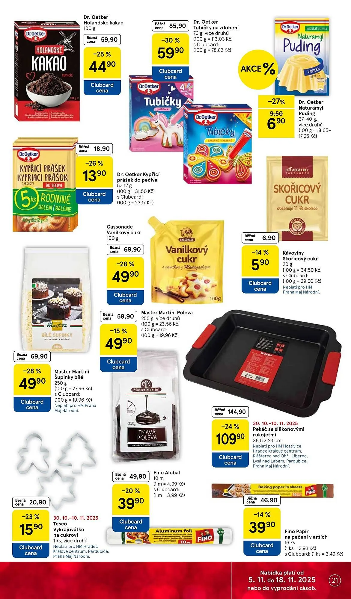 Tesco leták - 5. listopadu 11. listopadu 2025 - Page 21