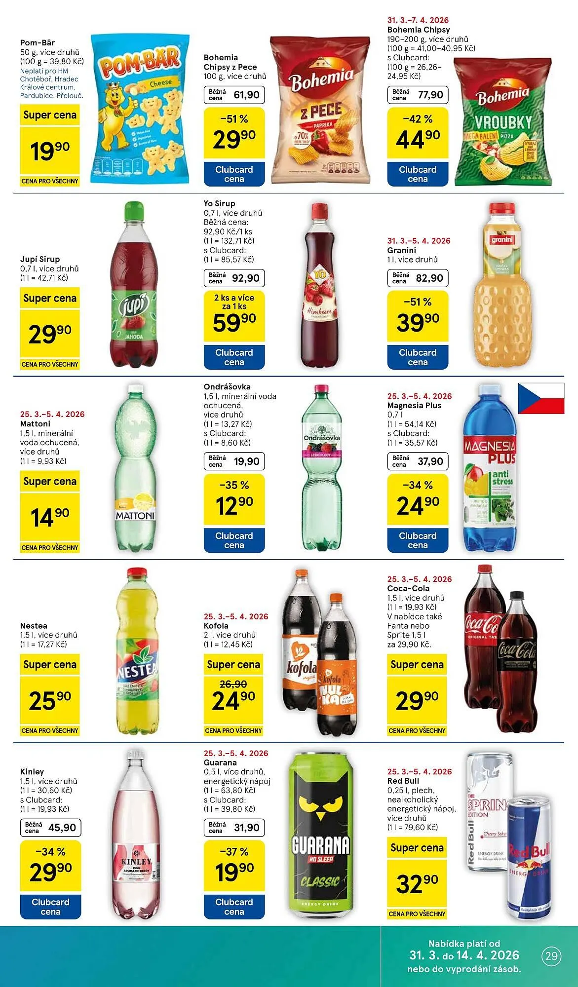 Tesco leták - 31. března 5. dubna 2026 - Page 29