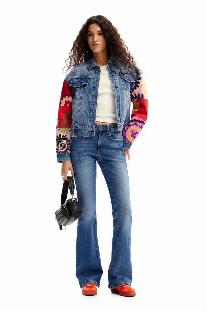 bunda Desigual Daniela denim medium wash