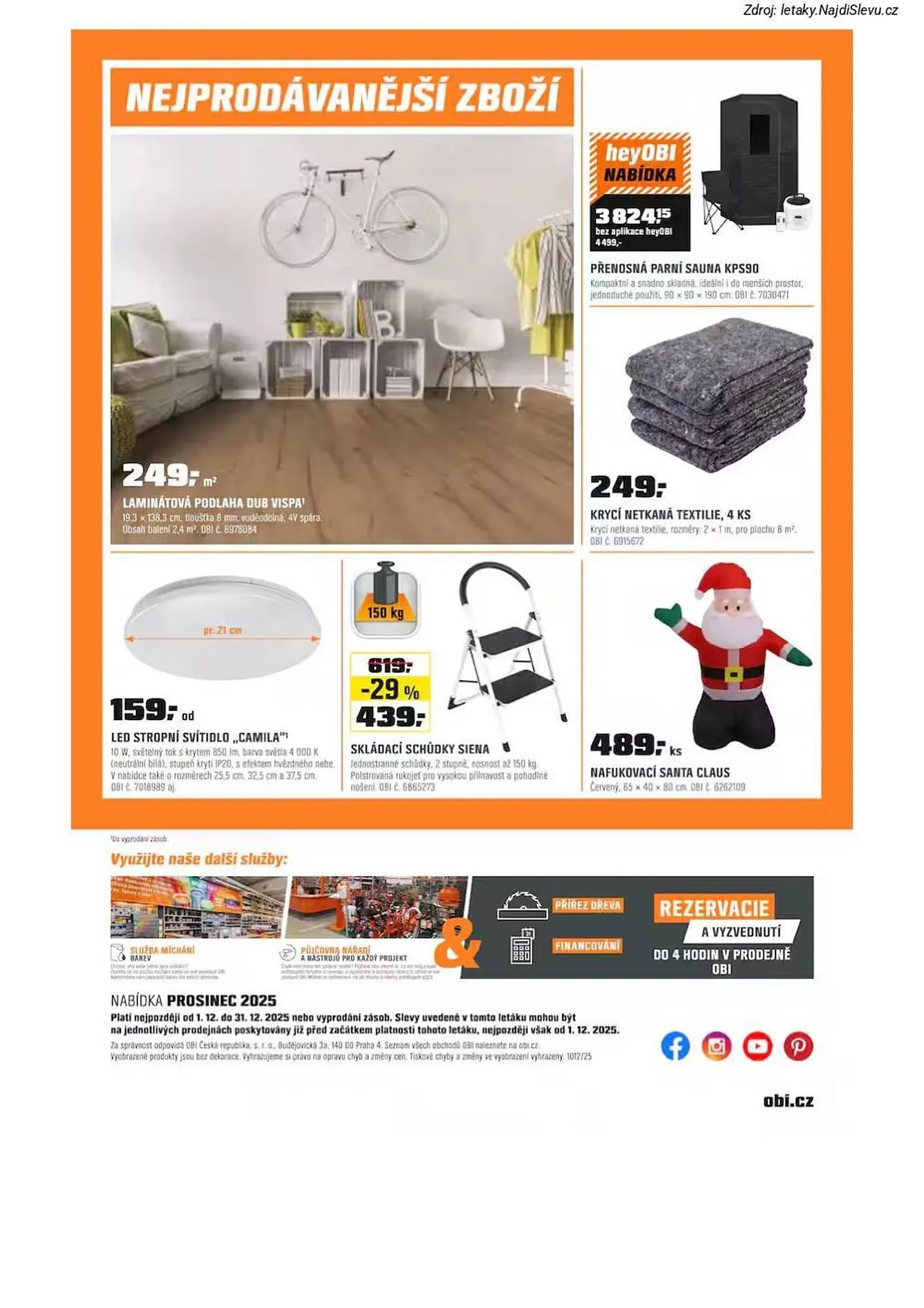 OBI leták - 1. prosince 31. prosince 2025 - Page 23