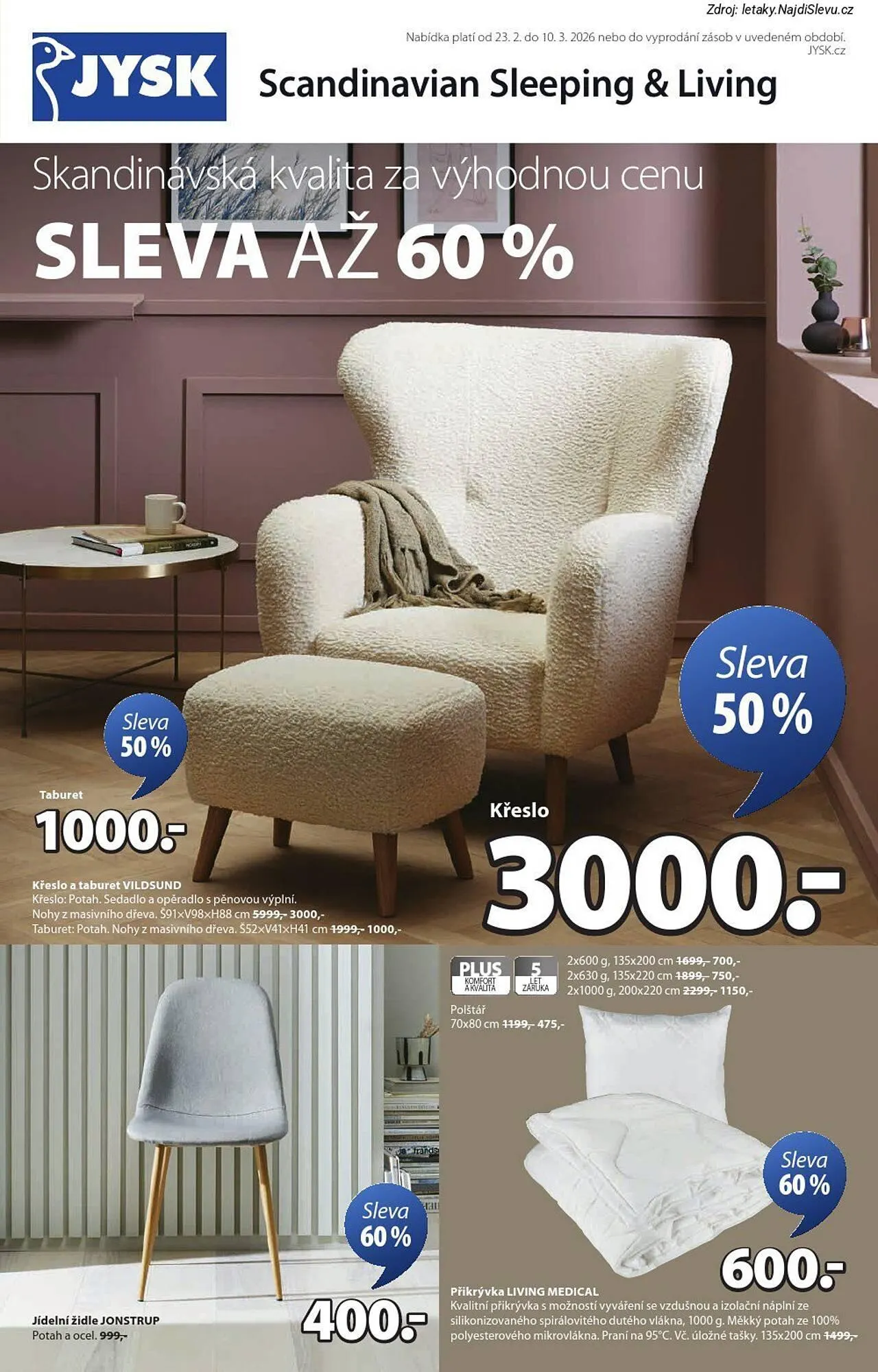 JYSK leták - 23. února 10. března 2026 - Page 2