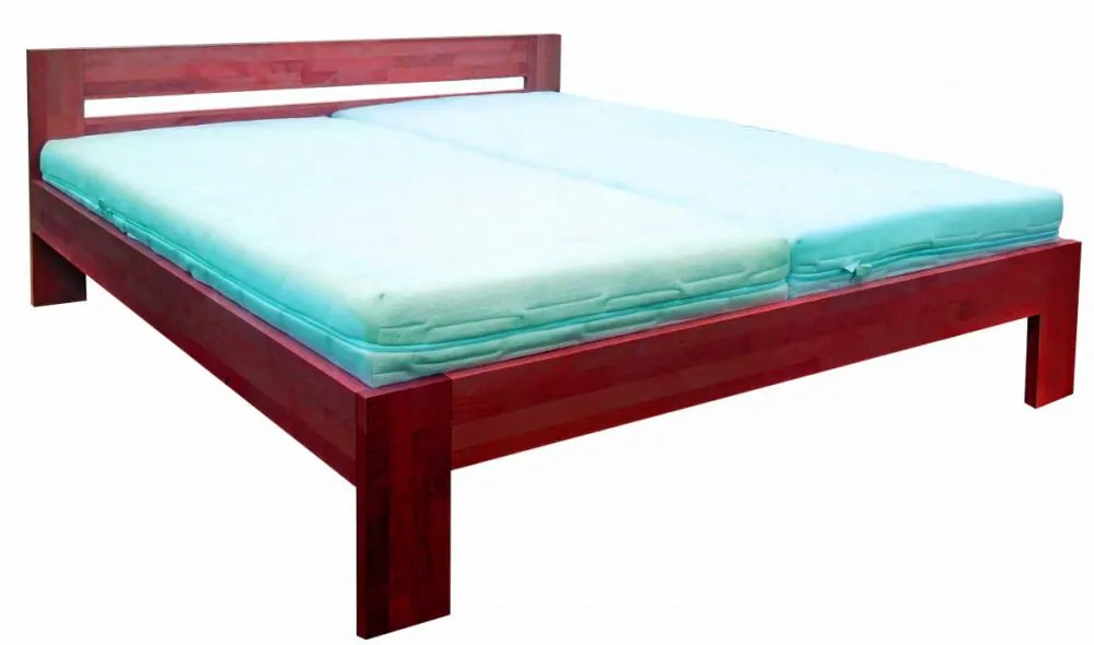 Postel z bukového masivu Jirka180x200 cm "třešeň"