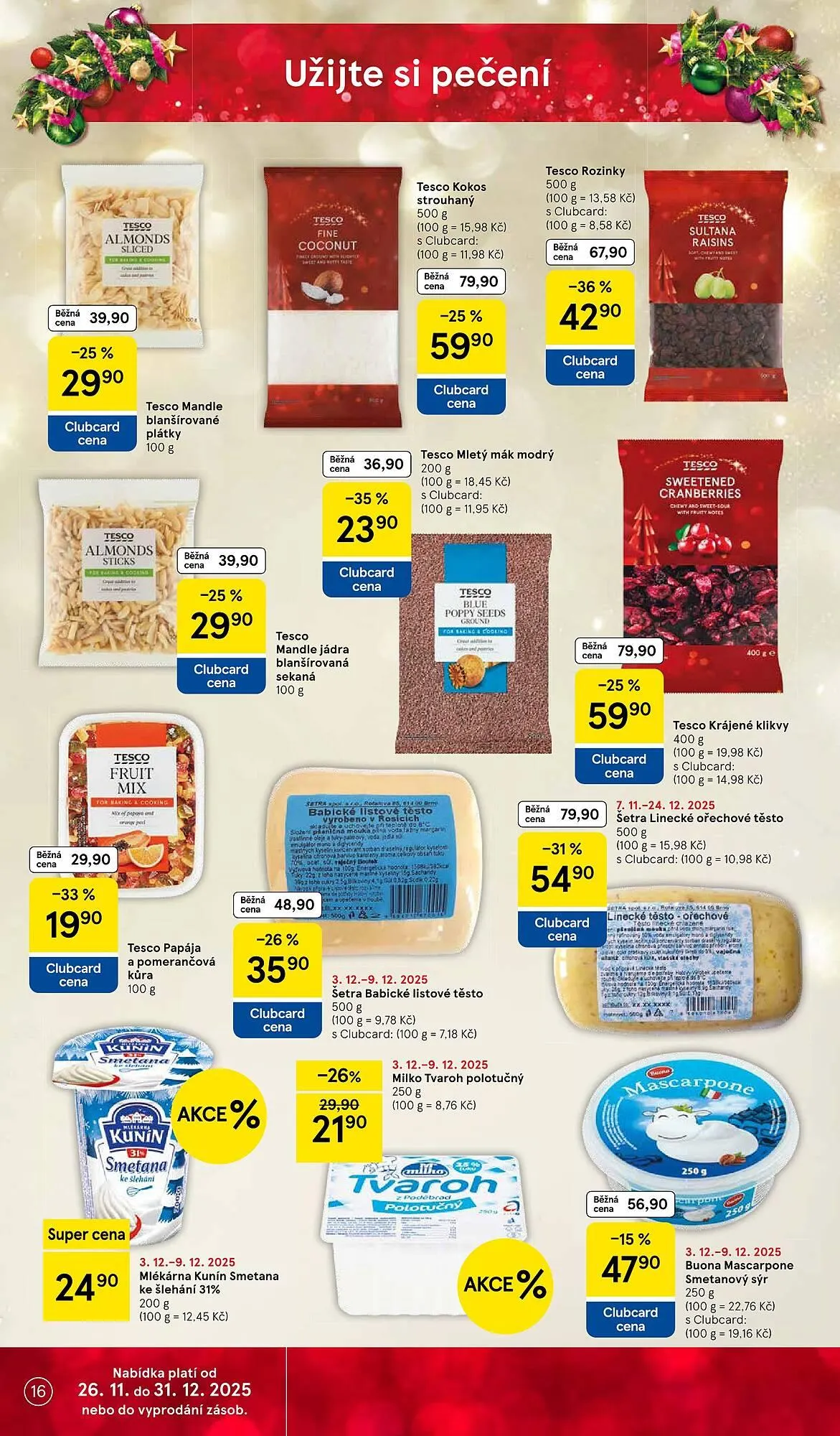 Tesco leták - 3. prosince 9. prosince 2025 - Page 16