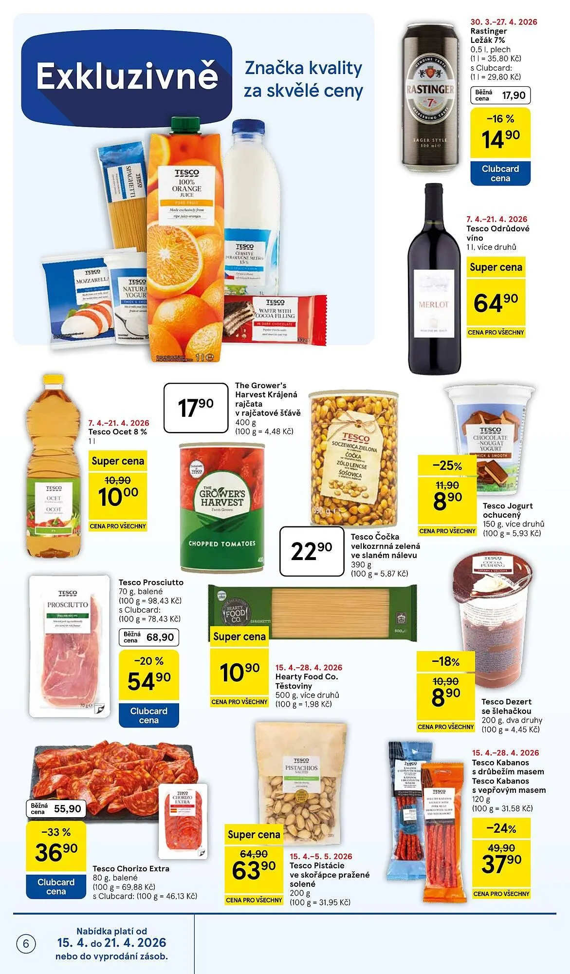 Tesco leták - 15. dubna 21. dubna 2026 - Page 6