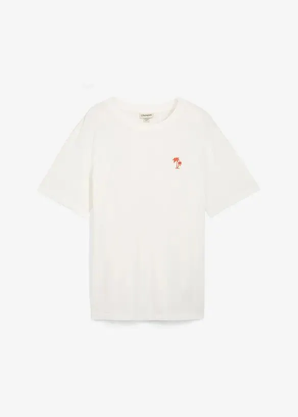 Tričko s potiskem na zádech, Loose Fit