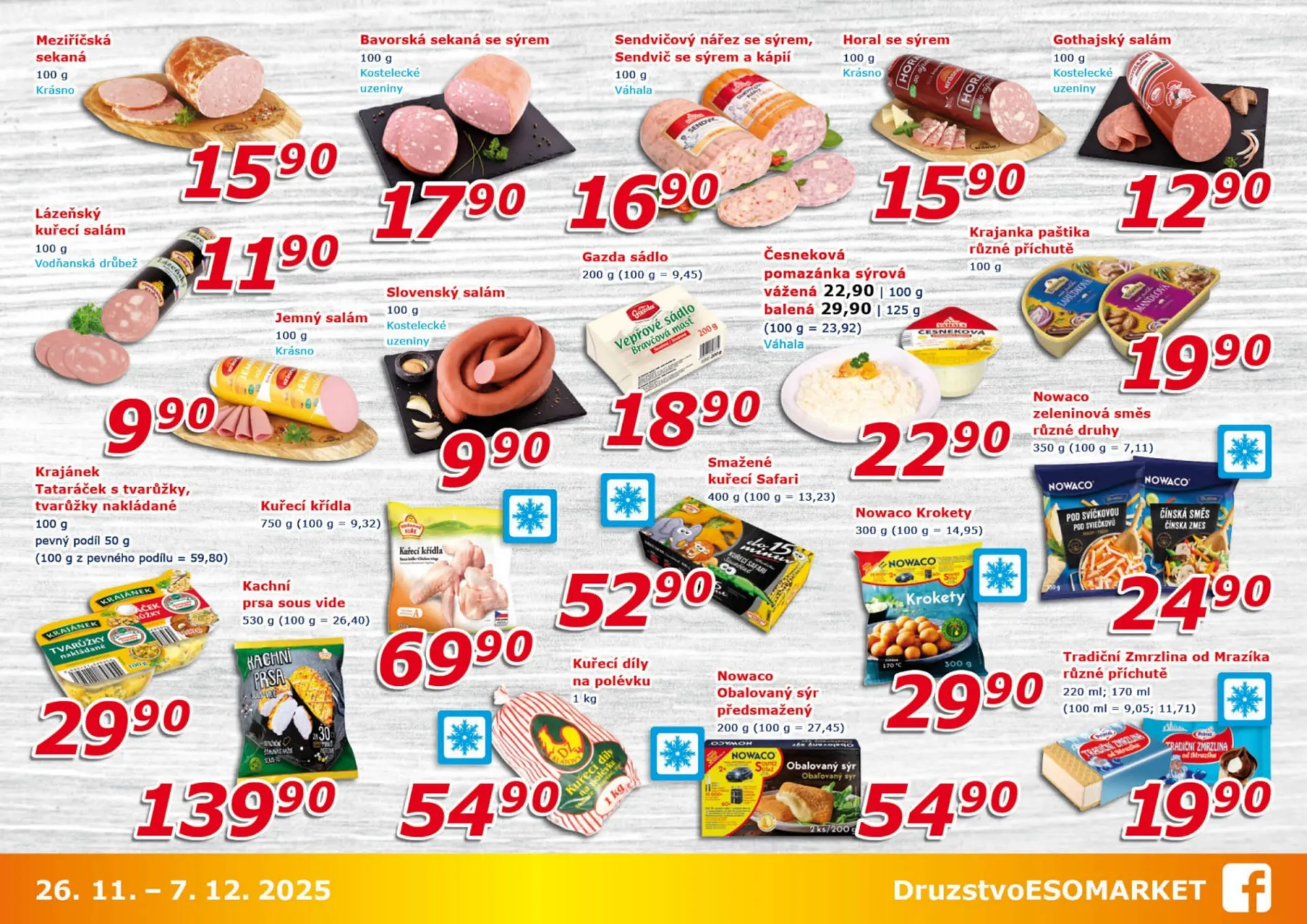 ESO MARKET leták - 26. listopadu 7. prosince 2025 - Page 3